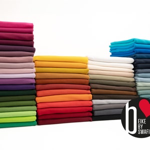 Sweat EIKE plain New! 50 cm increments of your choice (61 colors) from SWAFING