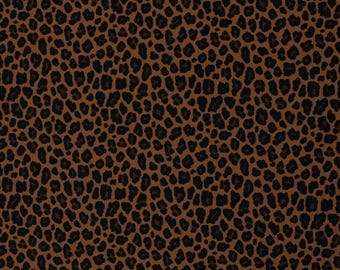Jersey THEO Leo Leoprint brown ochre by SWAFING