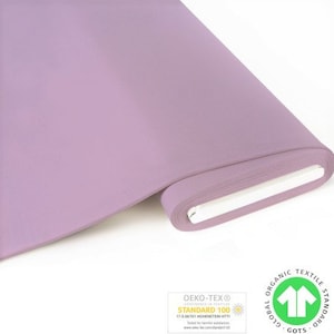 GOTS ORGANIC Stretch Jersey lilac