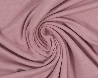 Sweat EIKE cuddly roughened mottled dusky pink (1434) 50 cm increments from SWAFING