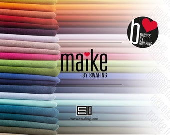 UW KEUZE (56 kleuren) French Terry MAIKE uni 1 m treden 150 cm breed van Swafing