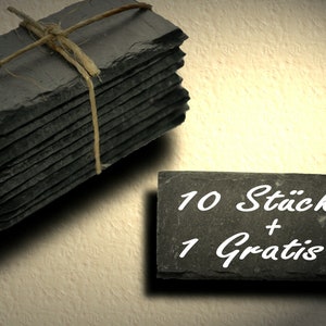 10 st.Tischkärtchen + 1st. Gratis