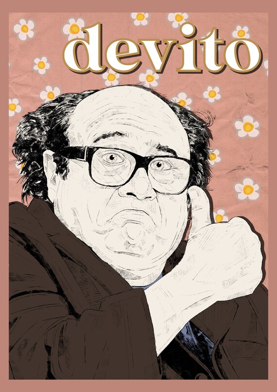 Danny DeVito Illustration Print | Etsy