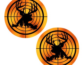 Deer Hunting Nipple Cover Pasties for Fall & Winter
