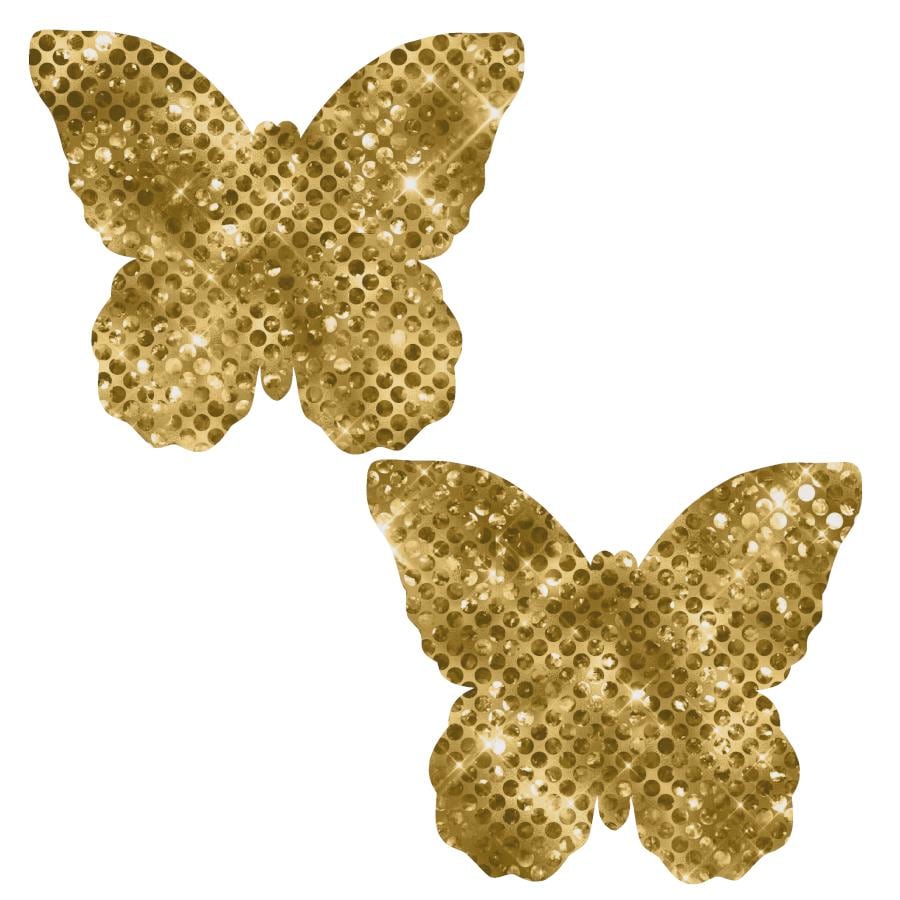 Sequin Butterfly Pasties – Shimmering Nipple Covers