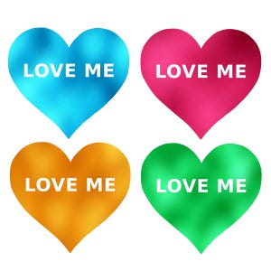 Love Me Heart Pasties – Valentine&#39;s Day Nipple Covers