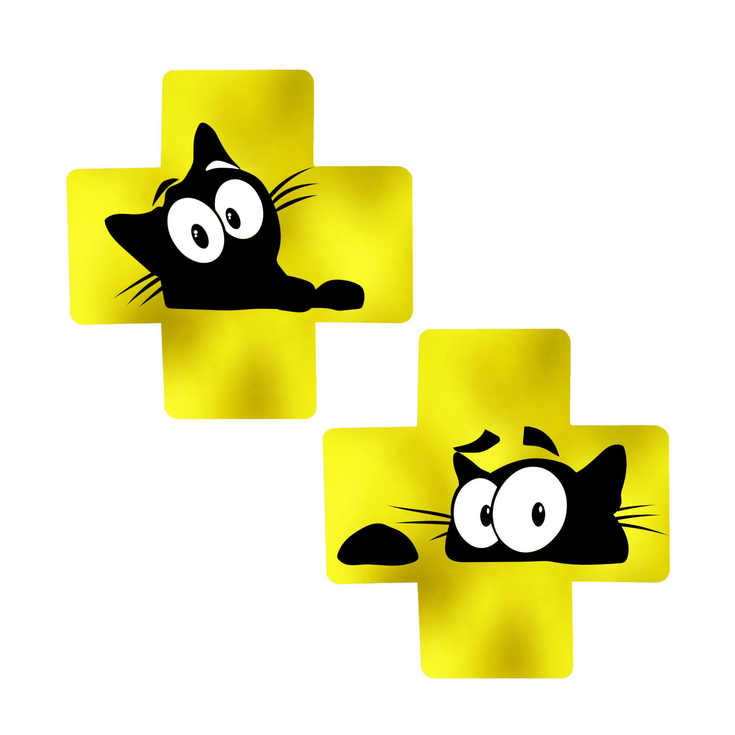 Cute Cartoon Kitty Pasties for a Fun Bold Look