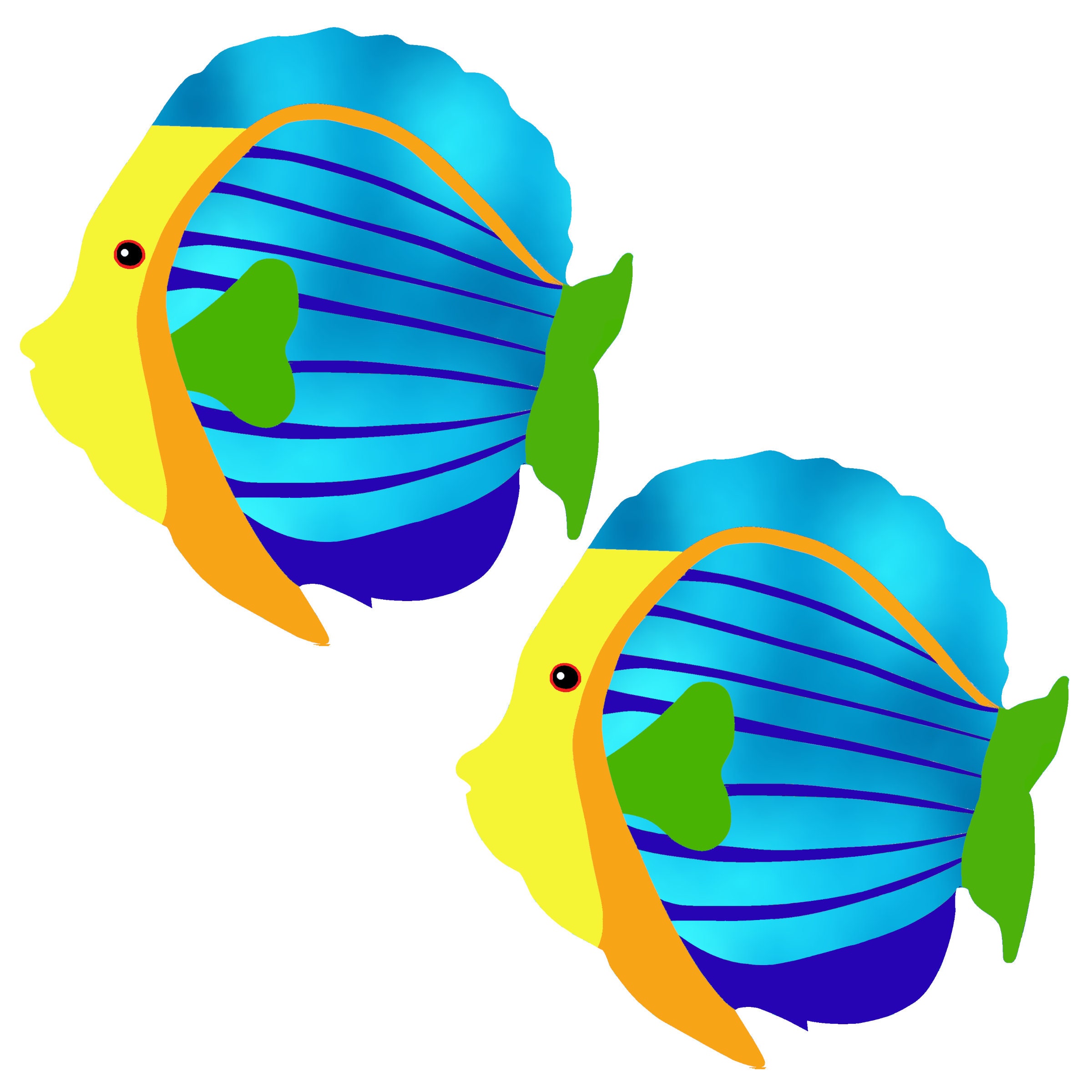 Teal & Gold Sunfish Pasties – Realistic Design for Parties and Beachwear