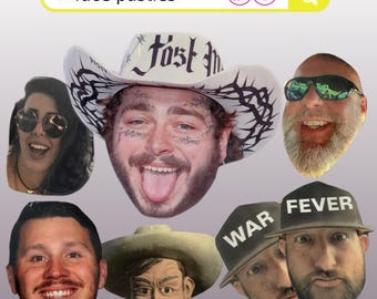 CUSTOM Face Pasties free shipping (Bride & Groom, Celebrity, Concert, Cartoon, etc.) - bulk discounts available