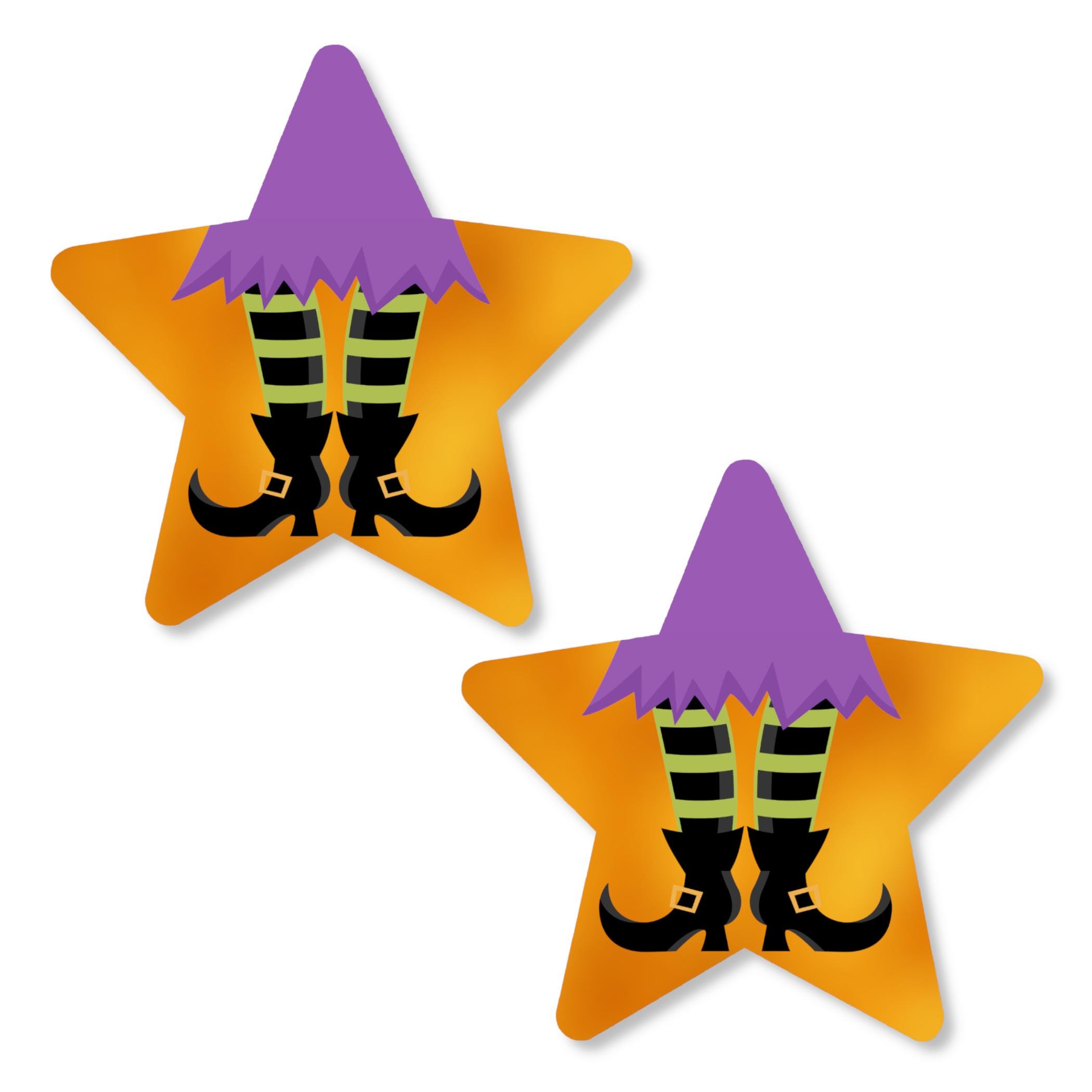 Halloween Witch Star Pasties – Perfect for Spooky Parties & Events