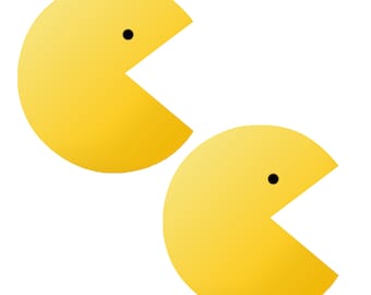 Pac-Man Pasties – Fun Nipple Covers for Gamers & Retro Fans