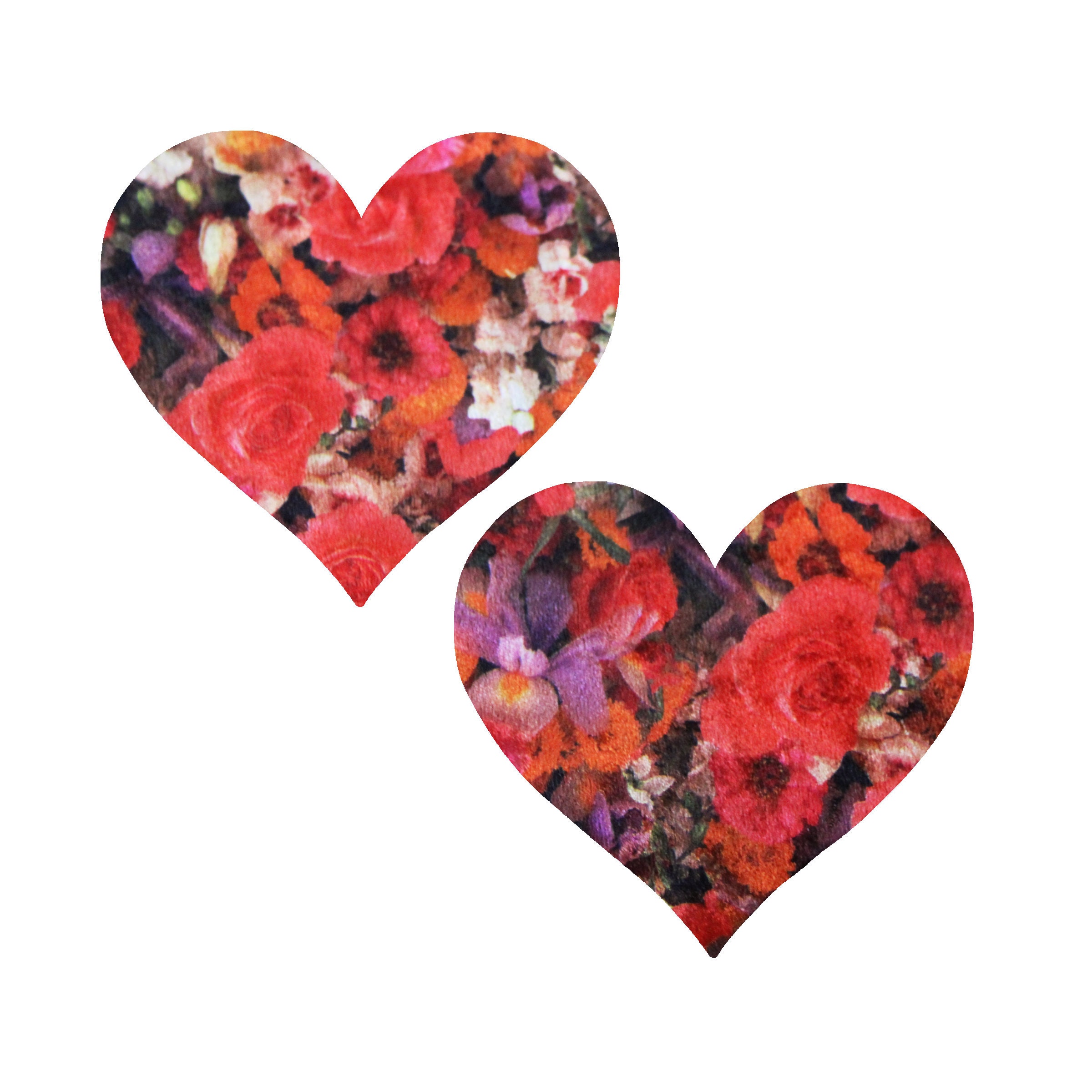 Floral Velvet Pasties – Luxurious Floral Nipple Covers in Various Shapes and Sizes