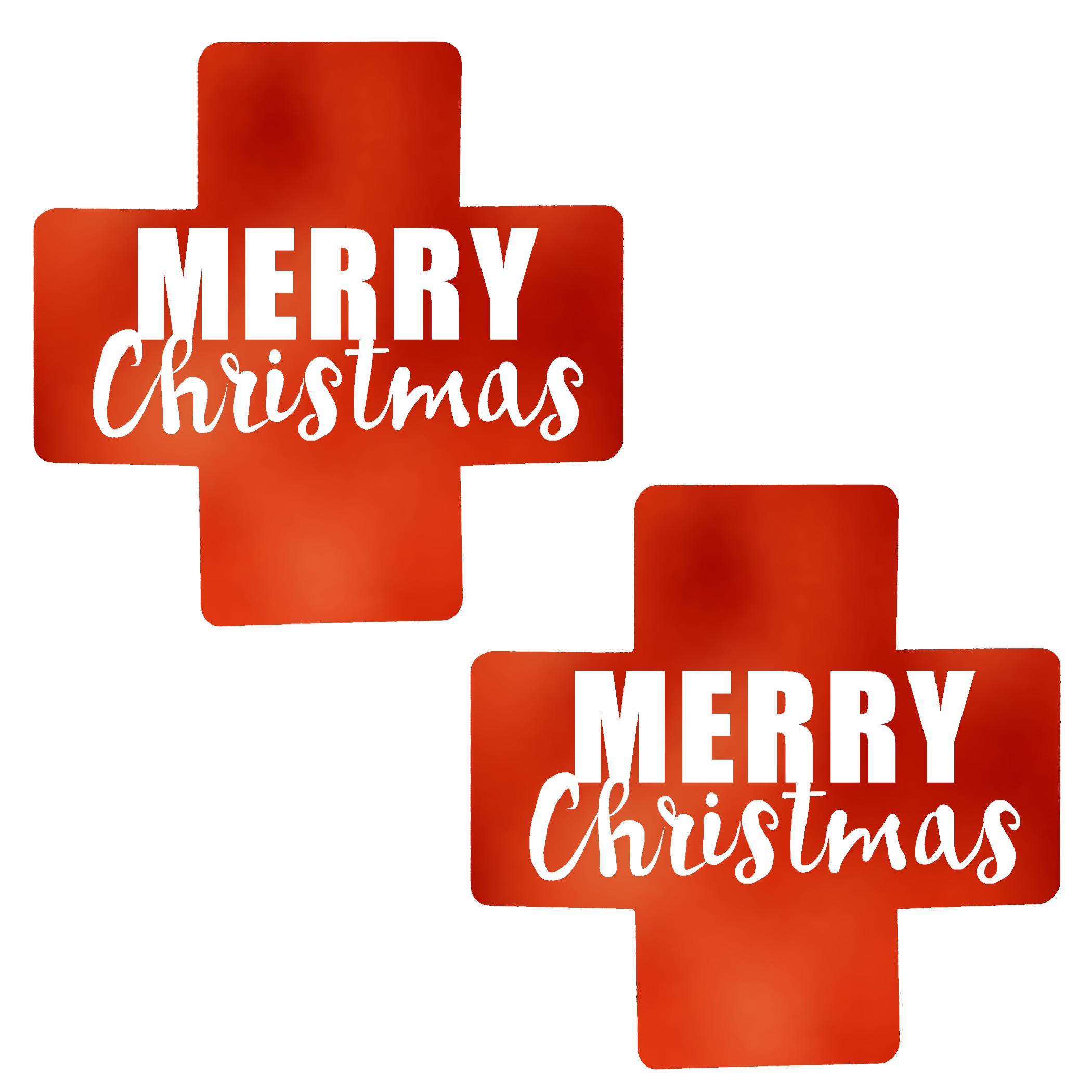 Merry Christmas Pasties – Red and Green X Nipple Covers