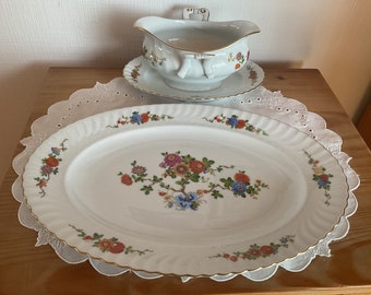 Bowl, plate, sauce boat KaiserPorzellan model Canton