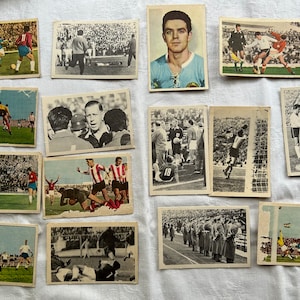 Fußball Sammelkarten WM 1962 18 Stück