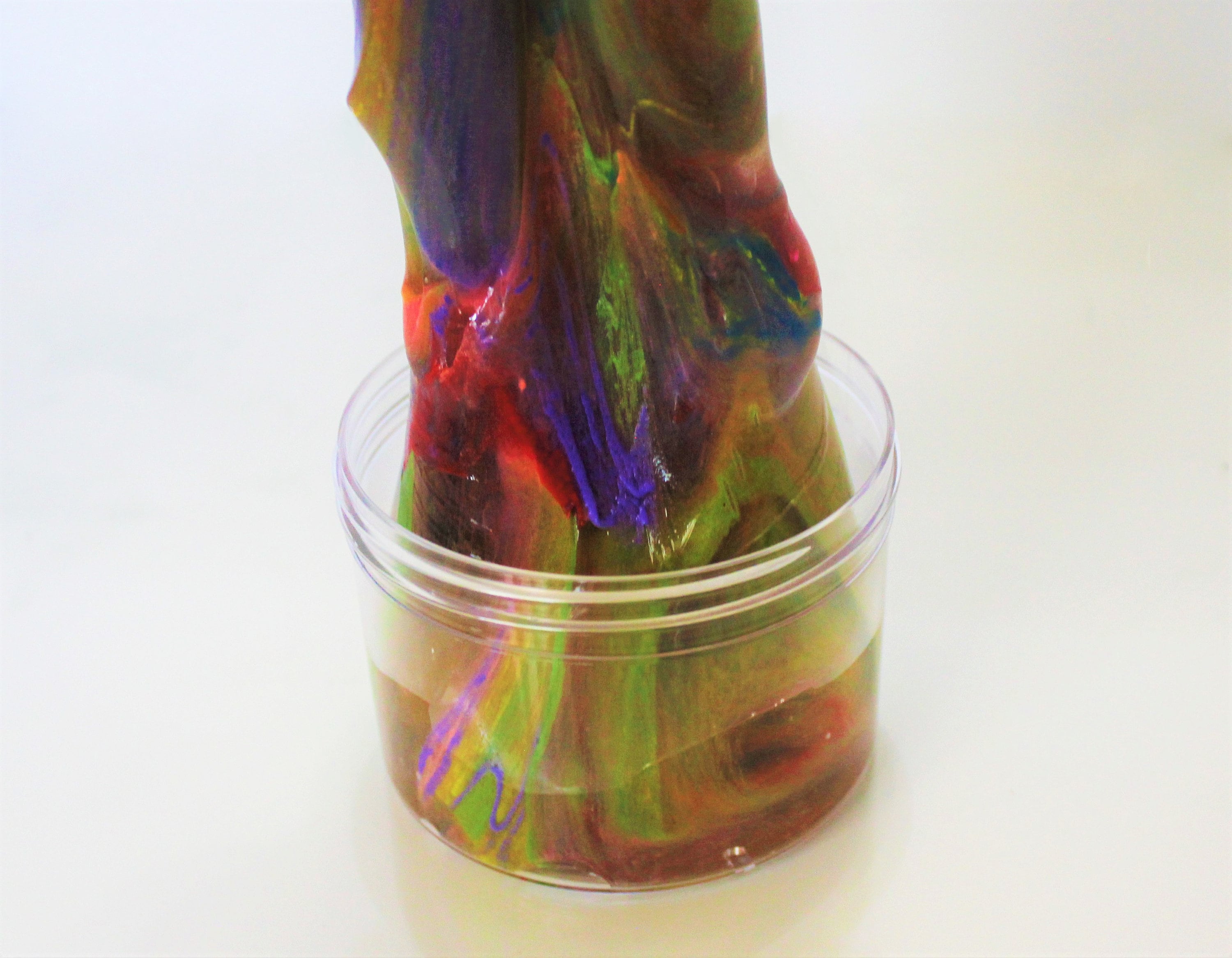 Acrylic Pour Paint Slime Thick Clear Slime with Etsy