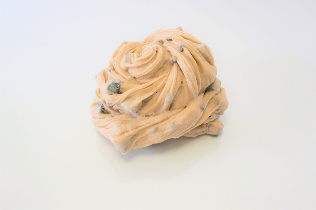 Chocolate Chip Cookie Dough Slime Realistic Satisfying Slime Etsy