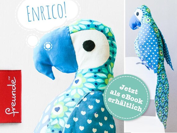 Ebook Schnittmusteranleitung Papagei Enrico