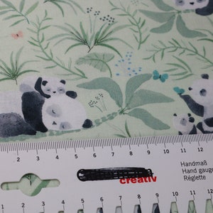 Cotton fabric Panda Dear Stella bamboolized image 3