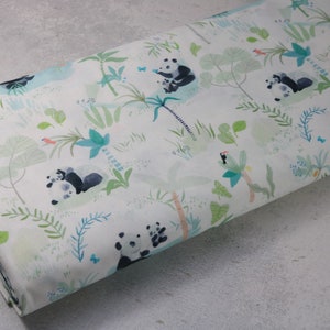 Cotton fabric Panda Dear Stella panda-monium image 4