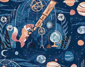 Cotton Fabric Dear Stella Starstuff Foxy