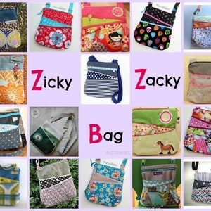 eBook sewing instructions bag ZickyZackyBag in German image 4