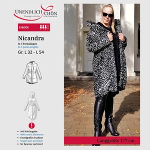 Parka pattern Nicandra long size 177 cm download