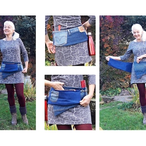 Robina fanny pack for big and small as a paper pattern