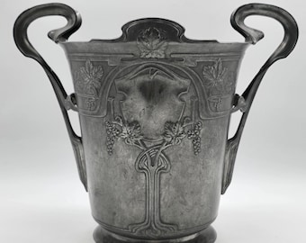Impressive large Art Nouveau / Jugendstil Champagne cooler, suitable for Magnum bottle or 2 normal bottles