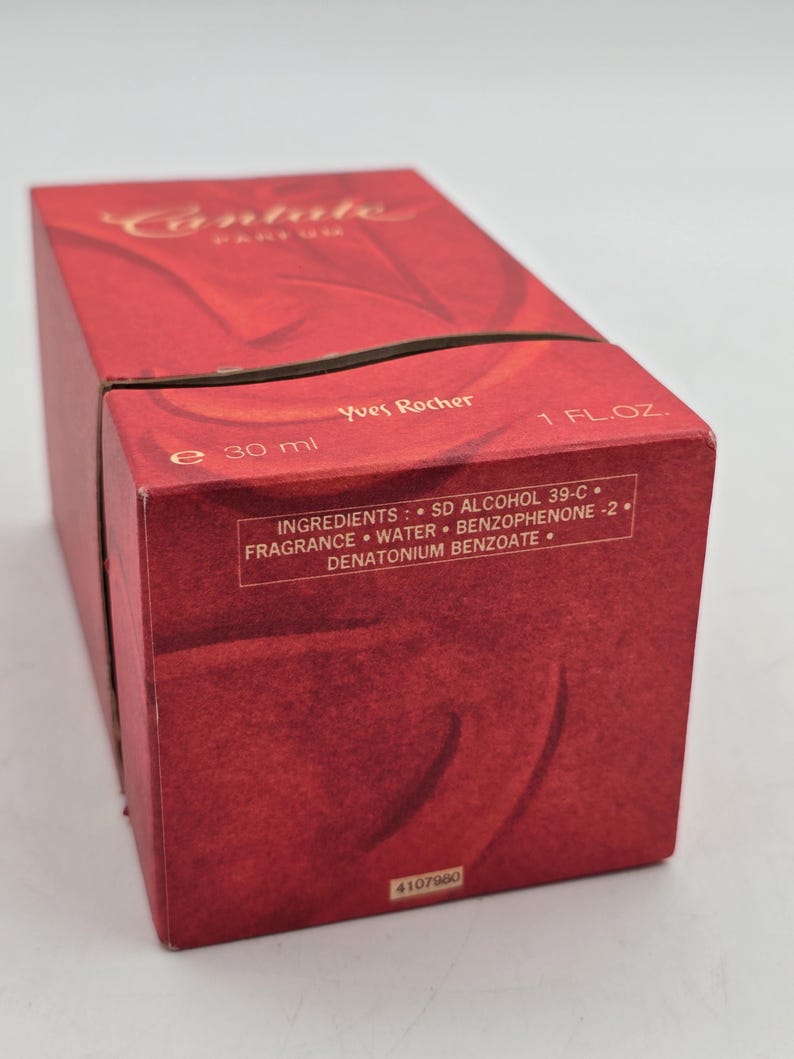 Set of 2 vintage full size Perfume/Eau de toilette by Yves Rocher, Cantate image 5