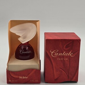 Set of 2 vintage full size Perfume/Eau de toilette by Yves Rocher, Cantate image 10