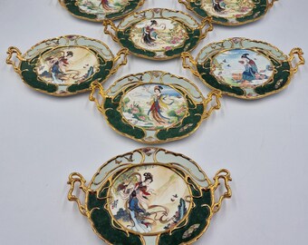 Limited editions of Miao Yu Treasures of the red mansion, 6 plates