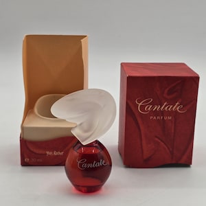 Set of 2 vintage full size Perfume/Eau de toilette by Yves Rocher, Cantate image 1