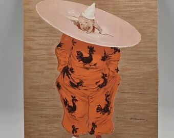 Litho, Jan van Beers, Circus Clown from 1886