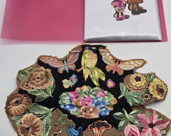 Folder with 104 Turmac Silks and cloth