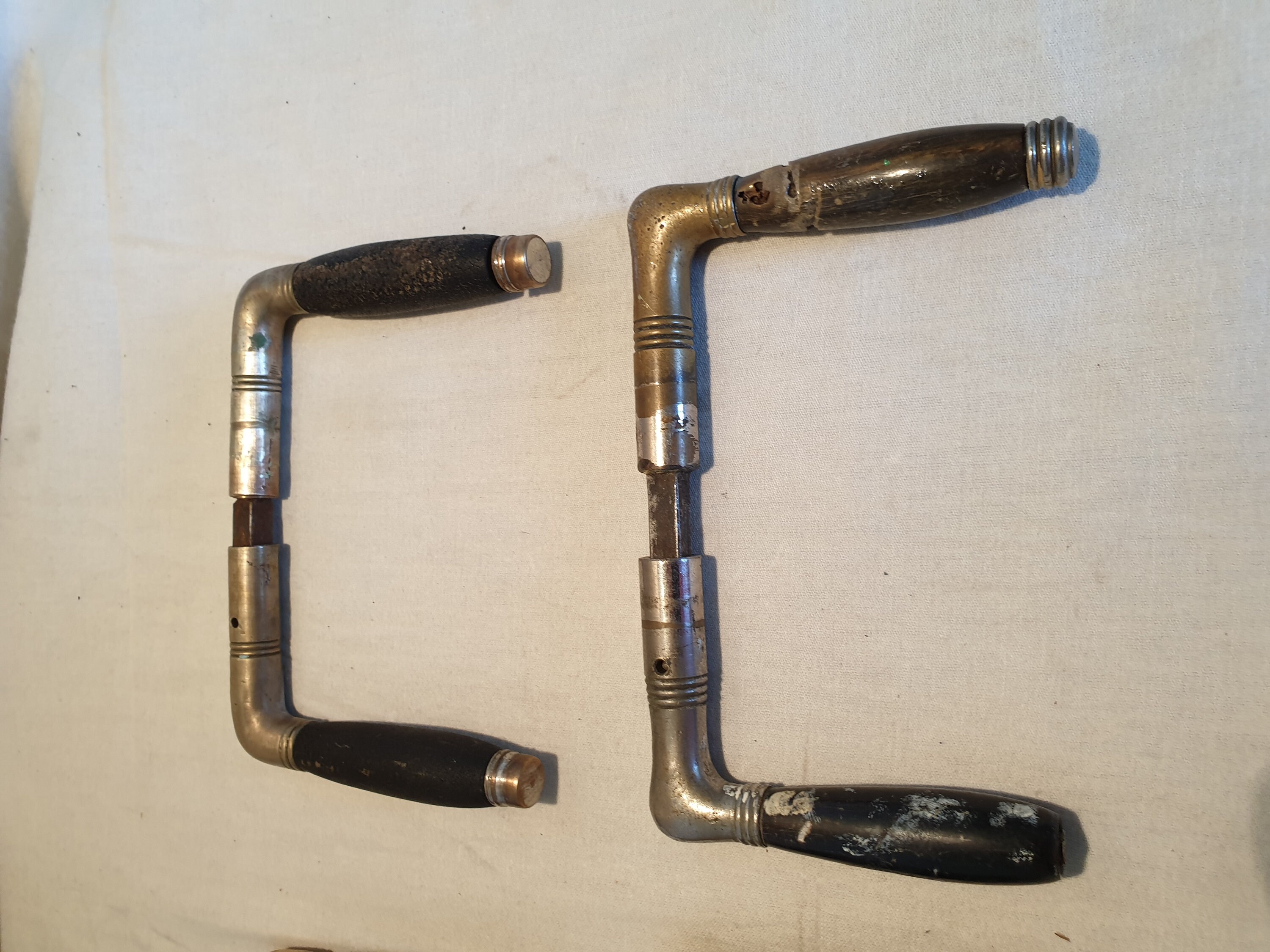 Set of 3 Complete Door Handles. Etsy