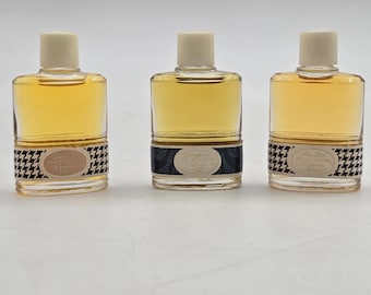 Set of 3 different vintage miniatures Christian Dior