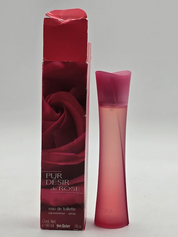 Yves Rocher, Vintage Eau de toilette, nostalgische geur Pur Désir de rose, 60 ml
