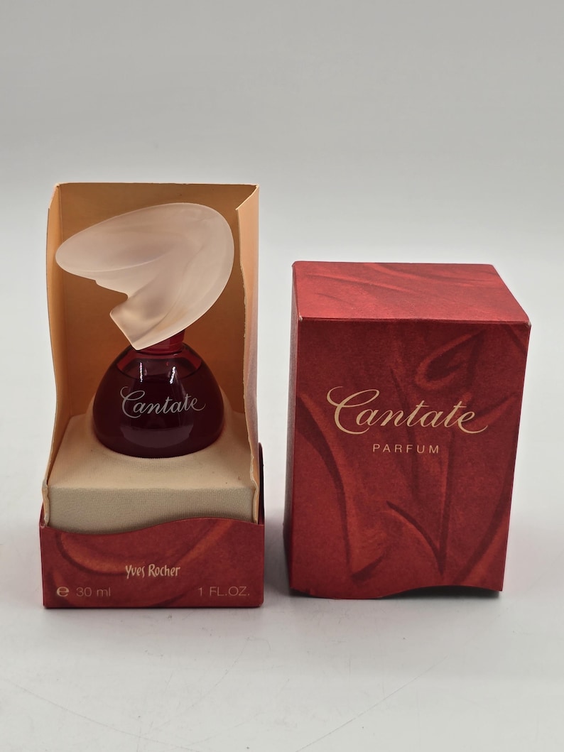 Set of 2 vintage full size Perfume/Eau de toilette by Yves Rocher, Cantate image 3