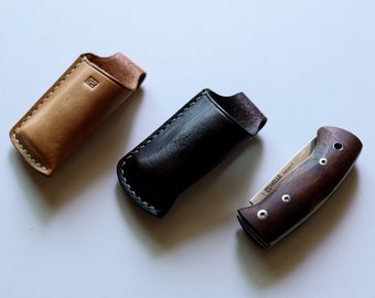 Leather sheath for the HELLE Kletten K Knife