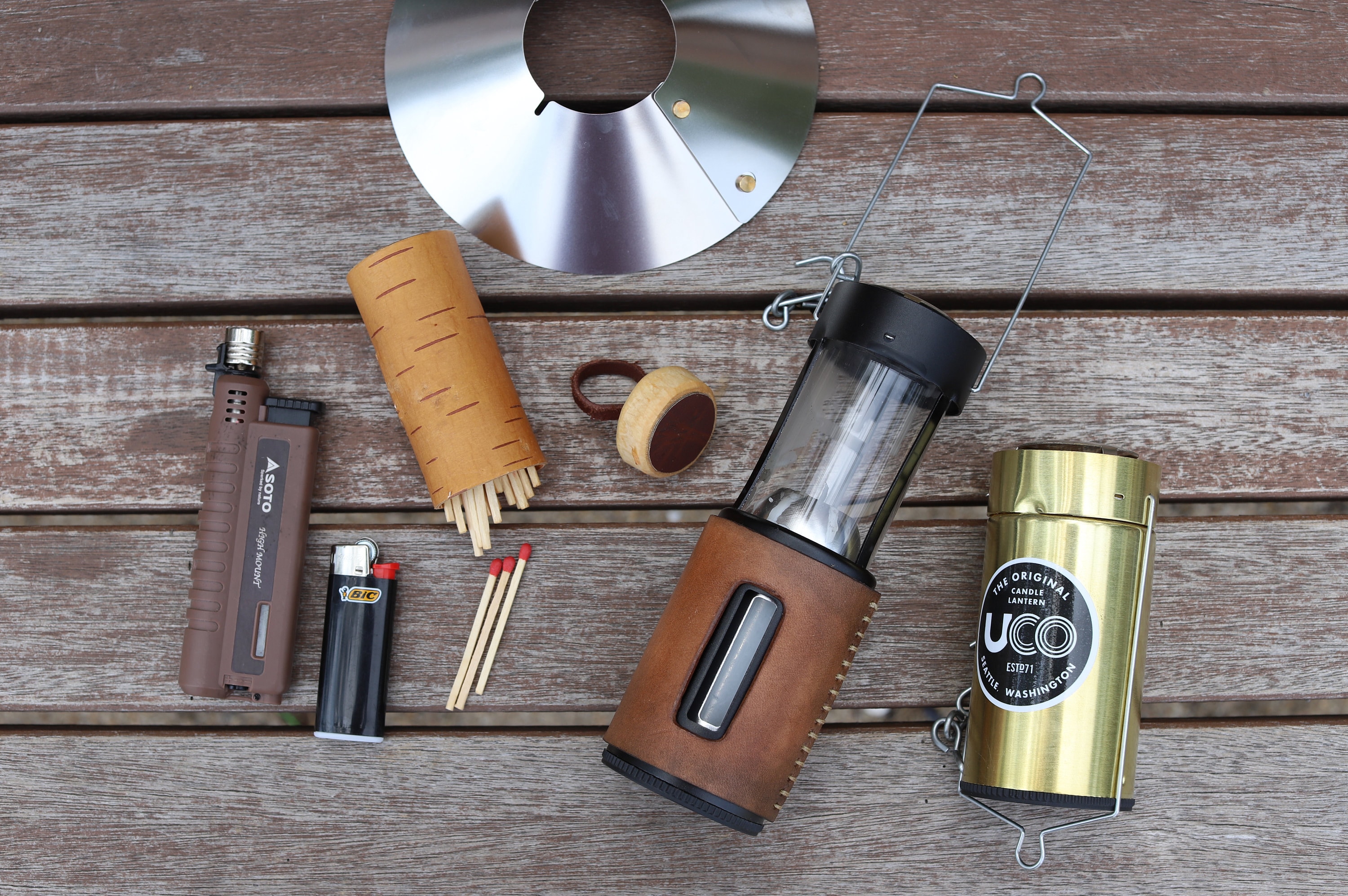 Hand stitched Leather Sleeve for the UCO Original Candle Lantern