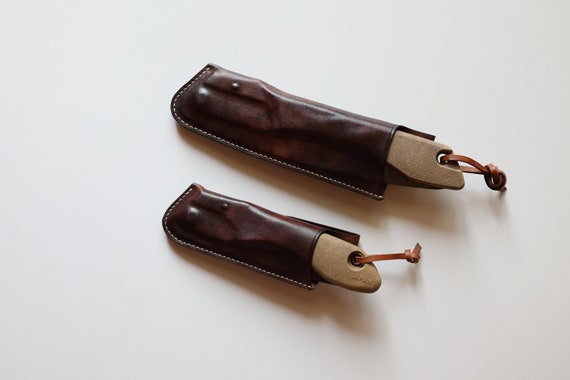 てなグッズや シルキー アウトバック エディション用レザーベルトシース クラフト・布製品