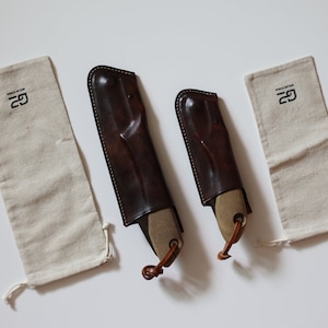 Leather Belt Sheath for Silky Outback Edition (Gomboy 240 curve / Pokcketboy 170)