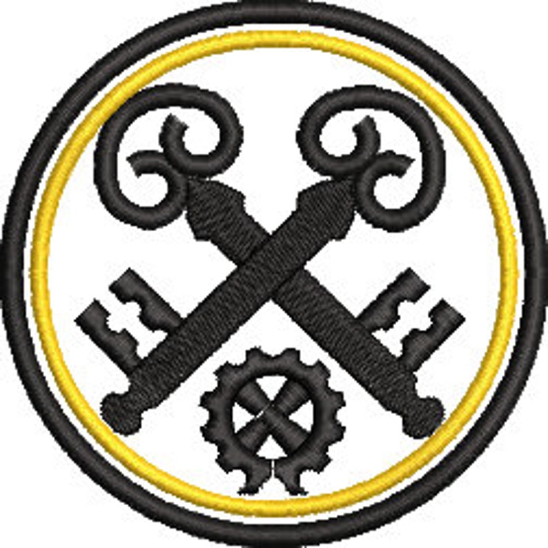 Guild Sign Locksmith Embroidery Files Etsy