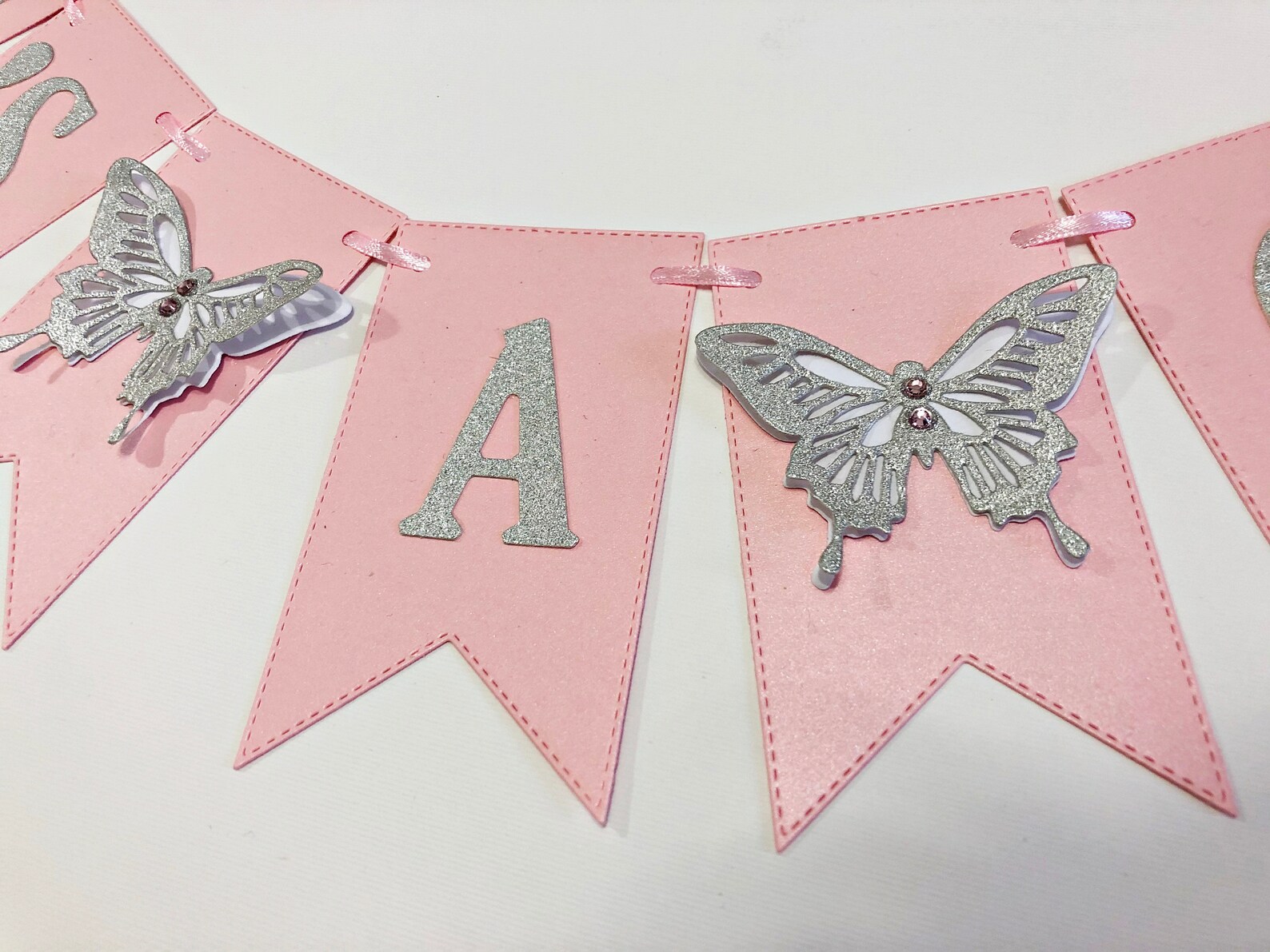 Butterfly Baby Shower Banner A Little Butterfly is on Her Etsy