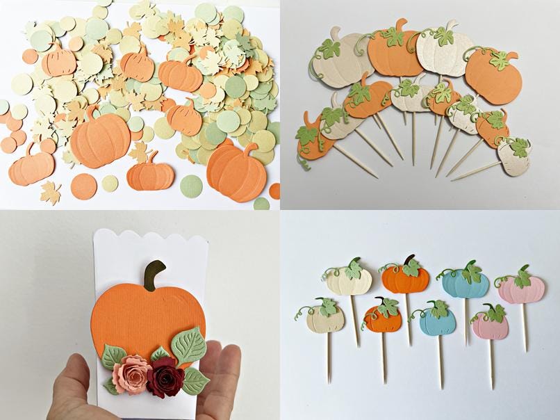 Kürbis-Babyparty-Dekoration – Banner „A Little Pumpkin Is On The Way“ Mit Glitzer, Orange, Ca. 15,2 Cm/Buchstabe