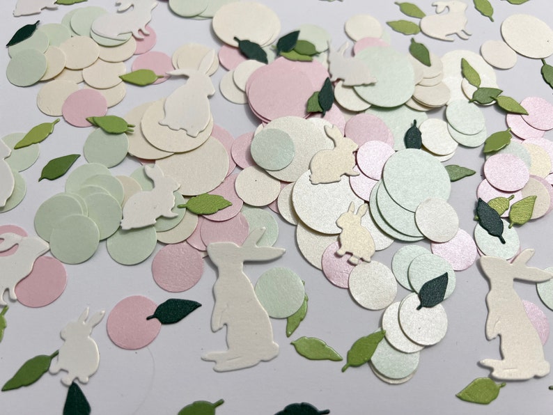 Bunny Confetti 200 Pcs Some Bunny is One Party Decorations Bunny Baby Shower Bunny Theme Peter Rabbit Easter Bunny First