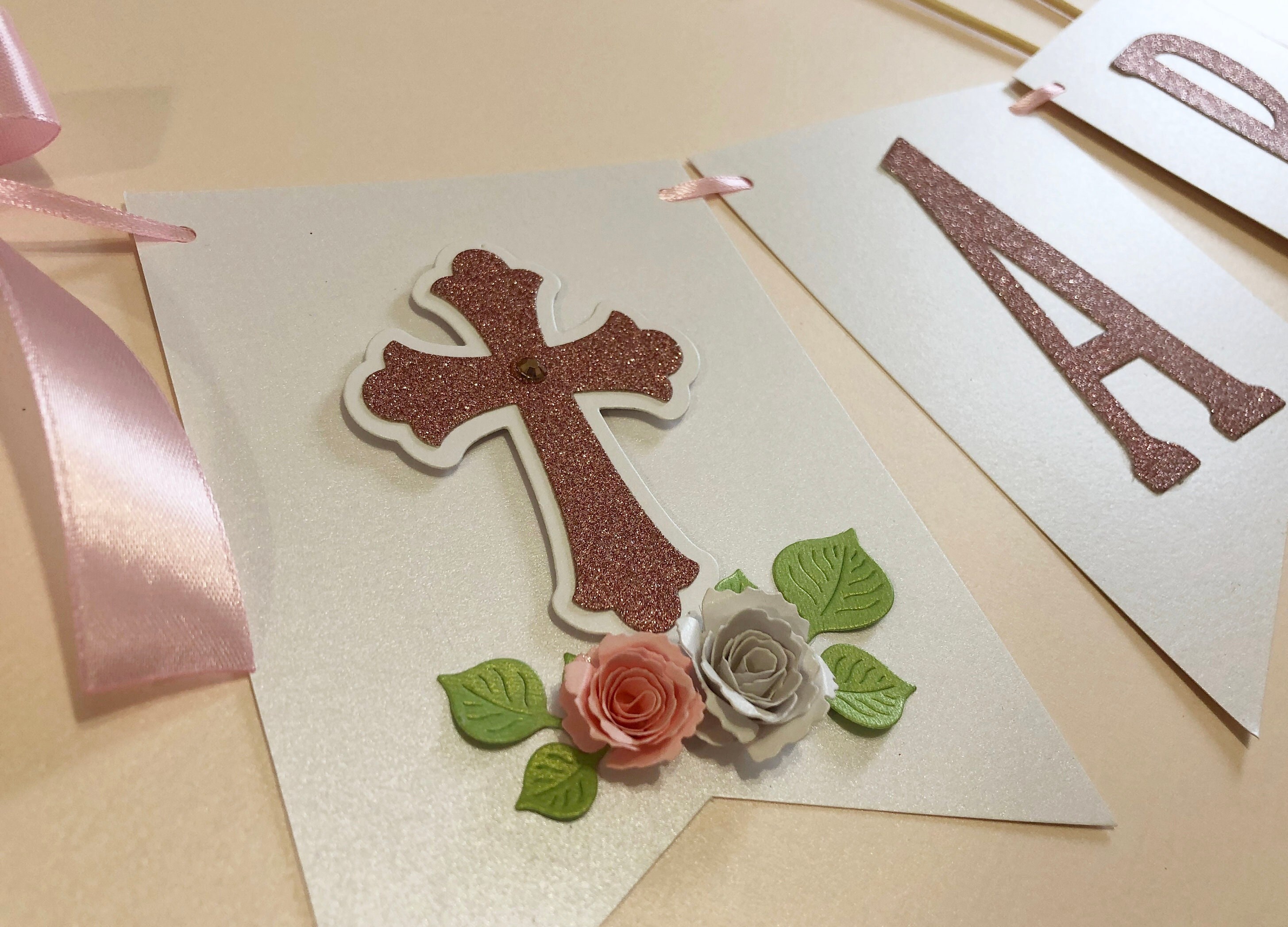 Cross With Roses And Ribbon Crosses With Roses And Banners