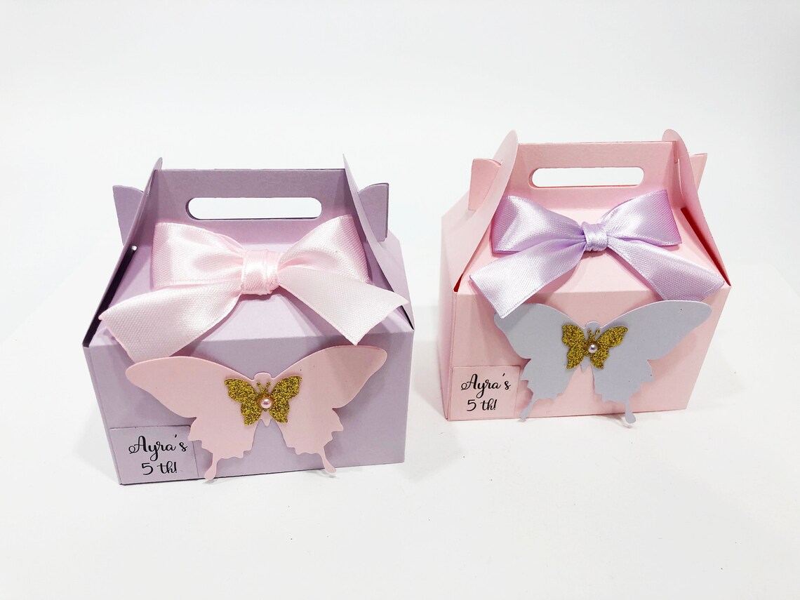 Butterfly Birthday Party Decorations Butterfly Favor Box. Etsy