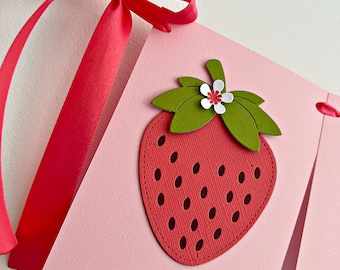Strawberry Birthday Decor, Berry First Birthday Banner, Sweet One Party Decorations